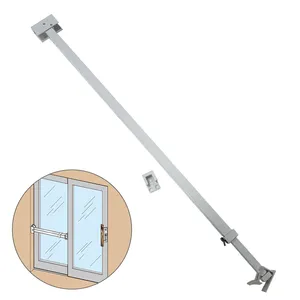 China Wholesale Easy Install 1 Set Screw Security Bar For Sliding Doors