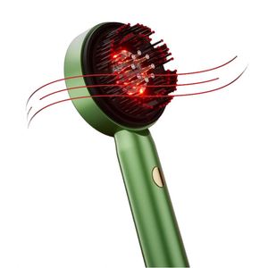 Peigne de massage électrique imperméable à lumière rouge avec fonction de pétrissage simulé, masseur capillaire multifonction pour la croissance des cheveux - Product Image 1