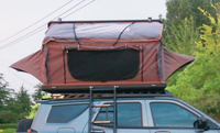 Tente de toit rigide pliable 4 saisons de haute qualité 2026 pour camping en voiture, 2-3 personnes, vente en gros