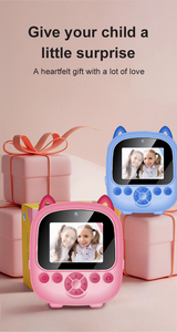 2.4 pollici IPS schermo portatile cartone animato bambini Mini fotocamera digitale 1080P HD videocamera per bambini macchina fotografica termica stampa istantanea - Product Image 3