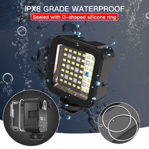 Recargable 30m impermeable bajo el agua <span class=keywords><strong>Mini</strong></span> Luz de relleno lámpara de luz de relleno de buceo luces de vídeo Led en la cámara para Gopro <span class=keywords><strong>Hero11</strong></span> 10 9 - Product Image 4