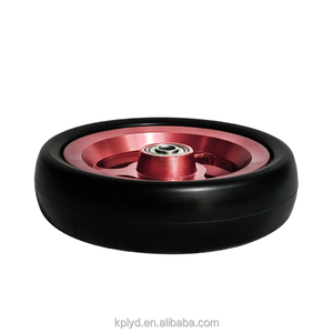 Hochwertige Industrielle Rollstuhl- und Fahrzeugrollen 5 Zoll PU-Schaumräder Geräuscharm Hohe Tragfähigkeit Einzelrad - Product Image 6