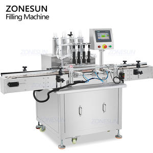 ZONESUN ZS-VTZL4A automatico a 4 teste per il riempimento sottovuoto delle bottiglie di profumo a livello di liquido cosmetico - Product Image 6