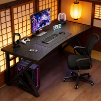 Bureau de jeu portable ergonomique avec cadre métallique multifonctionnel