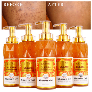 <span class=keywords><strong>Gel</strong></span> Douche Éclaircissant Instantané Marque Blanche – Correction Taches Brunes et Hyperpigmentation, Soulagement Peaux Sèches, Blanchissant - Product Image 1