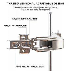 Heavy Duty nascosto spingere per aprire il sistema di trazione del guardaroba parallelo verticale con apertura laterale Set di cerniere per porte scorrevoli - Product Image 2
