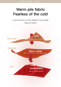 Nhà Máy Trực Tiếp Mùa Đông Hai Mặt Lông Cừu Ấm Nửa Cổ Áo Phụ Nữ Người Đàn Ông Chất Lượng Cao Căng Cao Ấm Bên Trong Mặc T Áo Sơ Mi - Product Image 4