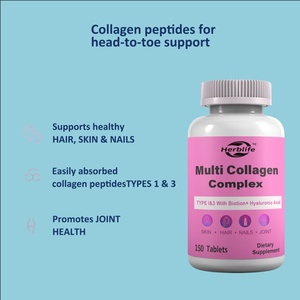 Prix d'usine OEM, vente chaude, <span class=keywords><strong>comprimés</strong></span> de peptides de collagène marin avec <span class=keywords><strong>acide</strong></span> <span class=keywords><strong>hyaluronique</strong></span> pour la santé de la peau, des cheveux, des ongles et des articulations - Product Image 5