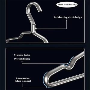 Metal Cloth <b>Hangers</b> Non Slip Gold Aluminum Alloy Coat Suit Shirt Clothes Wedding Dress Wire <b>Hangers</b> - Product Image 3