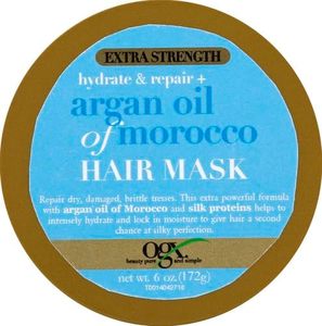 <strong>OGX</strong> Extra Strength Hydrate Repair + Argan <strong>Oil</strong> of Morocco <strong>Hair</strong> Mask Deep Moisturizing Conditioning Treatment , Citrus, 6 Ounce - Product Image 2