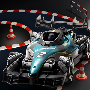 Voiture de course RC WGNRC Y2 F1 à quatre roues motrices pour cascades et drifts, jouets de voiture de course télécommandée double, voiture de drift à détection gestuelle - Product Image 4