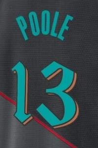 Nouveau maillot de basket-ball 2025 noir imprimé et cousu 0 Coulibaly 13 Poole 33 Kuzma Grande taille Design respirant - Product Image 4