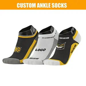 FREE DESIGN MOCK-UP Custom Logo Outdoor Sport Socks Custom Design Athletic Running Sock Customized Sports Basketball Sock