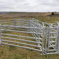 Panneaux Premium 6 Lisses pour Bétail Cheval Mouton, Enclos, Parc de Contention et Corral