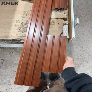 Pannello Decorativo Scanalato in Polistirene PS di Alta Qualità, Profilo <span class=keywords><strong>per</strong></span> Parete, Bordo Decorativo PS, Produzione Amer Factory - Product Image 1