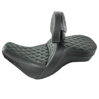 Coussin de siège arrière en cuir pour moto, grand coussin de dossier pour Softail HD 2018-2025 Low Rider FXLR/FXLRS/FXLRST Sport Glide FLSB