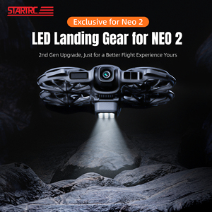 STARTRC - Tren de Aterrizaje LED Ultraligero Compatible con DJI NEO, Mejora el Rendimiento en Vuelos Nocturnos, Tren de Aterrizaje LED para Neo <span class=keywords><strong>2</strong></span> - Product Image 1