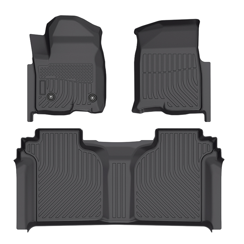 Silverado 1500 Crew Cab 2019-2025 Esteras del piso del coche Bucket