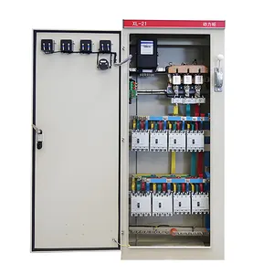 Kabinet sakelar XL-21 untuk kabinet distribusi daya dan sistem pencahayaan tiga fase empat sistem daya listrik
