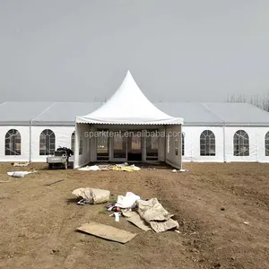 Alüminyum çerçeve 10x10 Marquee Pagoda çadırı su geçirmez tuval