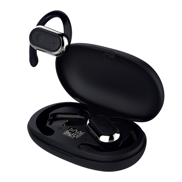 Hot Sales TWS Noise Gaming LED Mini Sports Running Earbud with for 5.0 IPX5 Waterproof Semi-in-Ear Design