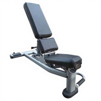 Banc de musculation réglable en acier avec logo personnalisé, banc multifonctionnel réglable, banc d'entraînement de luxe