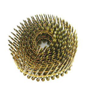 Clavos en Espiral Pintados <span class=keywords><strong>de</strong></span> <span class=keywords><strong>Amarillo</strong></span>, Clavos en Espiral con Anillo Plano, Clavos en Espiral con Vástago Recubierto, Clavos en Espiral para Paletas - Product Image 5