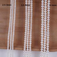 Perles naturelles en gros 2,5-3 mm 3,5-4 mm 4-5 mm Forme ronde Petites perles Perles d'eau douce naturelles Brins