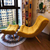 Ensemble de canapés sectionnels modernes, mobilier de luxe de forme irrégulière, chaise longue et fauteuil escargot pour salon
