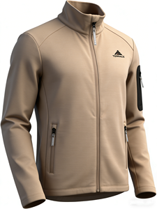 Veste de randonnée pour femmes, bleu, super extensible, ripstop, col montant, softshell sans membrane, pour la saison d'automne - Product Image 3