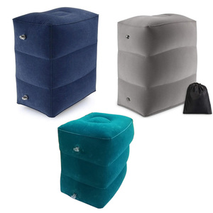 PVC Kids Flight Sleeping Footrest Pillow Resting Pillow on Airplane <b>Car</b> Bus Pillow <b>Inflatable</b> Travel Foot Foot Pad - Product Image 2