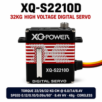 XQ-Power XQ-S2230D 48g Servo numérique étanche à couple élevé, sans noyau, engrenages en acier, profil étroit, 0.09s rapide, pour hélicoptère RC et avion à voilure fixe