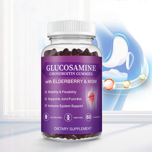 OEM ekstra güç eklem desteği SoftGels doğal <span class=keywords><strong>Glucosamine</strong></span> <span class=keywords><strong>Chondroitin</strong></span> <span class=keywords><strong>MSM</strong></span> ve Elderberry SoftGel şeker 60 adet Gummies - Product Image 2