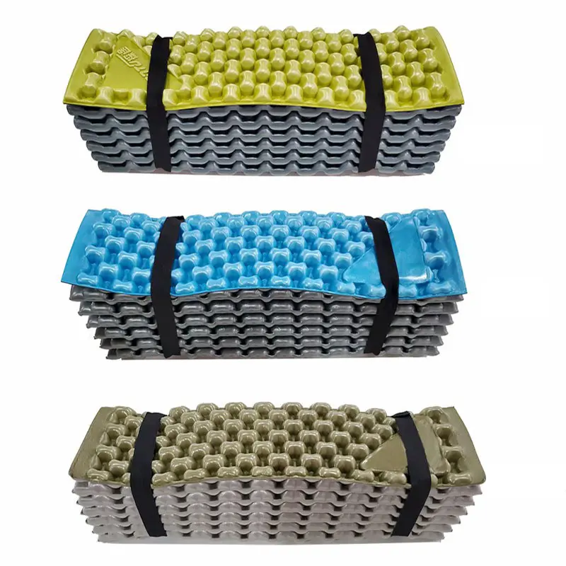 closed cell foam XPE/IXPE egg nest aluminum silver film folding sleeping mat moisture-proof pad for outdoor camping hiking