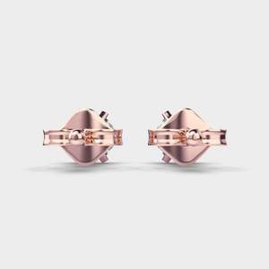 Boucles d'oreilles clous classiques en diamant rond brillant, style hip-hop, en argent sterling 925, bijoux raffinés pour mariage, fête, anniversaire, cadeau - Product Image 5