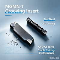 Plaquettes de coupe et de rainurage indexables en carbure CVD de la série DLT MGMN-T, outils de tournage CNC OEM pour l'acier