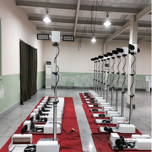 Okaf Space Saving <strong>Fold</strong> Down Telescopic Antenna <strong>Mast</strong> with 240W LED Lights Wireless Remote Control for Vehicle Roof Mounting - Product Image 4