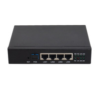 SOFTEL FTTH FTTO XPON Çift Modlu GPON/EPON 4 Portlu Mini ONU POE