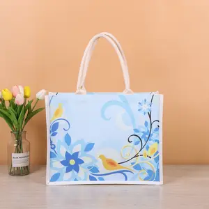 Designer Recycled Organic Cotton Canvas Hand Bag Fashion Women's Gift Tote Bag Single Shoulder Bag Printable