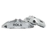 R6T Pabrik Grosir Kaliper Rem 6-Piston Ringan Terbuat dari Aluminium Forged Bersertifikasi TS16949 Ukuran 355-380mm yang Dapat Disesuaikan