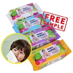 Wholesale Eco Baby Wipes Friendly Organic Flushable Wet Wipes Disposable Packaging With Cleansing And Refreshments Baby Wipes