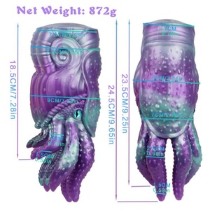 GEEBA Masturbador Fantasía Mar Profundo, Vagina Suave y Ajustada de Silicona, Copa de Masturbación con Tentáculos, Dildo, Juguetes Sexuales para Adultos al por Mayor - Product Image 3