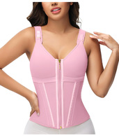 Top Moldeador Transpirable de Malla Reforzada para Mujer con Sujetador Integrado, Corsé, Prenda Exterior, Faja Reductora de Cintura y Moldeadora Corporal