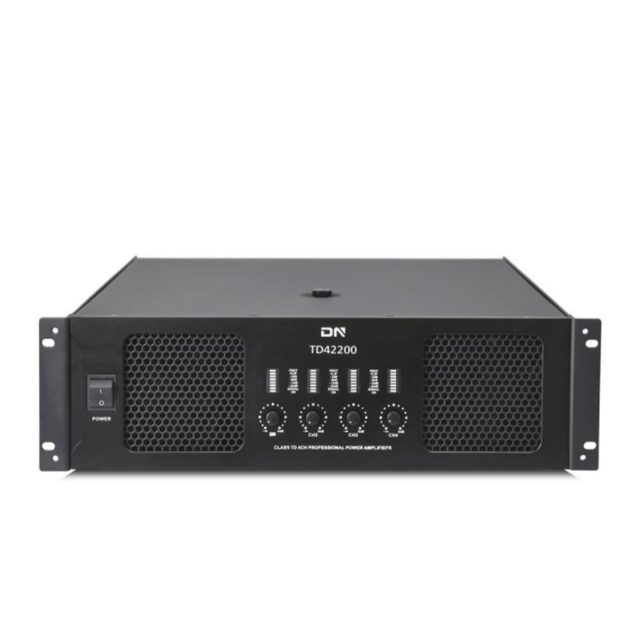 DN 2200W Power Amplifier 4 Channels Class TD Subwoofer Karaoke Professional Audio Power Amplifier