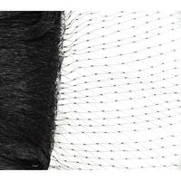 Filet anti-oiseaux en polypropylène extrudé, maille carrée noire pour la protection des fruits et légumes, service de découpe disponible
