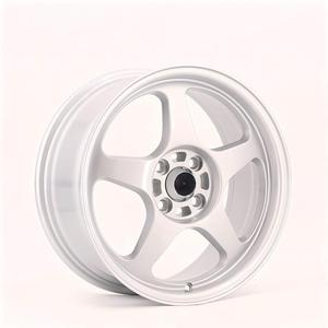 <span class=keywords><strong>Llantas</strong></span> de Aleación de Aluminio de 16 Pulgadas, Diseño Moderno y Popular 2026, 4X100 4X114.3, Blancas, de Cinco Radios, para Autos - Product Image 6