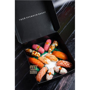 Caja <span class=keywords><strong>de</strong></span> cartón desechable para sushi <span class=keywords><strong>con</strong></span> logotipo personalizado impreso, caja <span class=keywords><strong>de</strong></span> sushi para llevar, caja <span class=keywords><strong>de</strong></span> sushi para llevar <span class=keywords><strong>con</strong></span> división, venta al por mayor - Product Image 5
