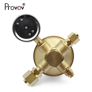 Regulador de presión de oxígeno y nitrógeno de alto flujo de una sola etapa resistente para gasoductos - Product Image 3