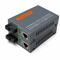 Gigabit Fiber Medya Dönüştürücü 10/100/1000M Tek Mod SM SC 20KM Fiber Optik Medya Dönüştürücü