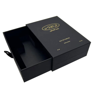 Luxury Perfume Bottle <b>Makeup</b> Cosmetic Oil Bottle Cardboard Gift Packaging Box Gift Box Drawer Pull Out Paper Packaging Box - Product Image 3